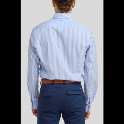 4234 - BLUE CADET STRIPE COTTON SHIRT