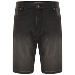 NUNEZ Denim Stretch Shorts CHARCOAL