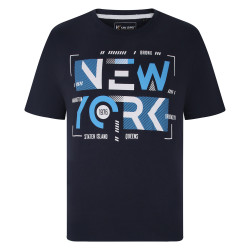 5736 NY Print Tees Navy