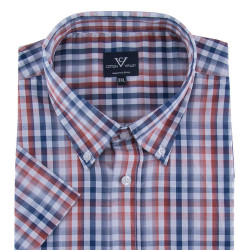 14427 Checked shirt navy
