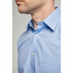 3300 - Double Two easy care Plain Office Blue