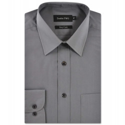 3300 - Double Two easy care Plain Office Silver Grey