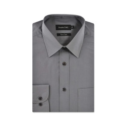 3300 - Double Two easy care Plain Office Silver Grey