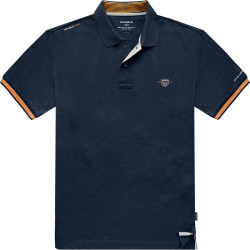 P295 Detailed Polo Navy Blue