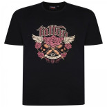 Tattoo print Tee Black