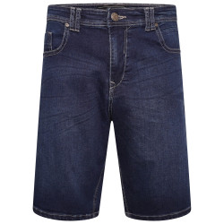 VIGO2 Denim Shorts with Emboss Dark Blue Used