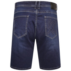 VIGO2 Denim Shorts with Emboss Dark Blue Used