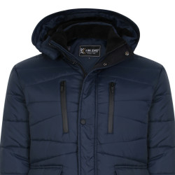 Kam KV119 - Lightweight Quilted Jacket INDIGO